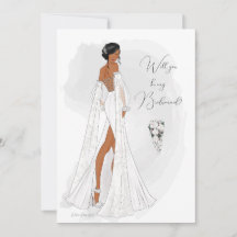 私の花嫁のプロポーザルのカードか