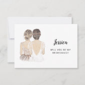 私の花嫁のプロポーザルのカードか 招待状 (正面)