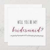 私の花嫁のプロポーザルのカードか 案内状 (正面/裏面)