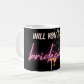 私の花嫁のプロポーザルのギフトマグか コーヒーマグカップ (正面左)