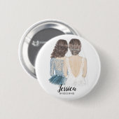 私の花嫁のプロポーザルのバッジ 缶バッジ (正面&裏面)