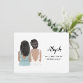 私の花嫁のプロポーザルのフラットカードか 招待状 (スタンド正面)