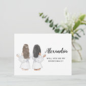 私の花嫁のプロポーザルのフラットカードか 招待状 (スタンド正面)