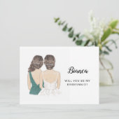 私の花嫁のプロポーザルのフラットカードか 招待状 (スタンド正面)