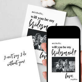 私の花嫁のプロポーザルの写真になるかな？ 招待状