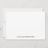 私の花嫁のプロポーザルモダンカードか 招待状 (裏面)