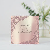 私の花嫁のペリーバラ金ゴールドリース 招待状 (スタンド正面)