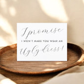 私の花嫁のメイクおもしろい衣服醜いドレスInvita インビテーションポストカード