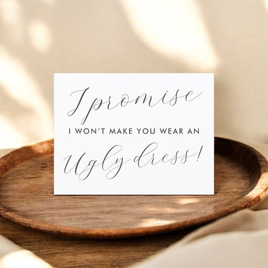 私の花嫁のメイクおもしろい衣服醜いドレスInvita インビテーションポストカード