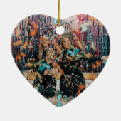 私の花嫁のメイドと友最高の人のクリスマス飾り セラミックオーナメント (裏面)