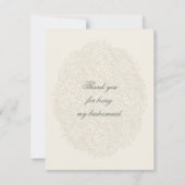 私の花嫁のメイドになってくれてありがとう 招待状 (裏面)