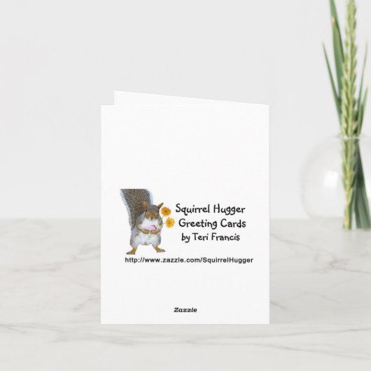 私の花嫁のメイドになってくれてありがとう – Chocolate サンキューカード (裏面)