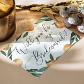 私の花嫁のメイドになってくれないか。ガーデン結婚シトラス インビテーションポストカード