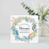 私の花嫁のメイドになってくれないか。ビーチシーサイドシーシェル 招待状 (スタンド正面)