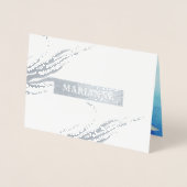 私の花嫁のメイドになってくれないか。ビーチシーサイドラグジュアリー 箔カード (正面)