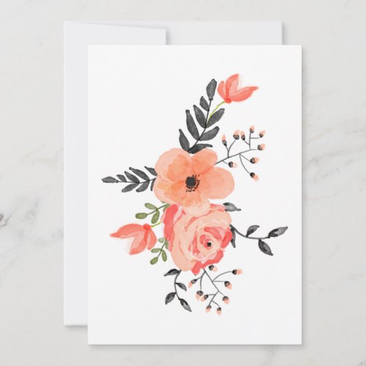 「私の花嫁のメイドになってくれないか」フローラ赤面 招待状 (裏面)