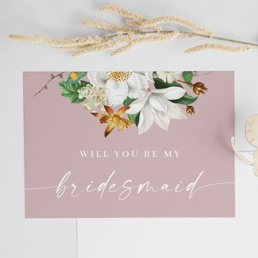 私の花嫁のメイドになってくれないか。ヴィンテージ桃色 ポストカード