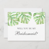 私の花嫁のメイドになってくれないか。熱帯結婚夏 招待状 (正面)