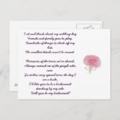 私の花嫁のメイドになってくれない？ インビテーションポストカード (正面/裏面)