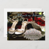 私の花嫁のメイドになってくれない？ インビテーションポストカード (正面/裏面)