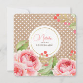 私の花嫁のメイドになってくれない？カスタム招待状 招待状 (正面)