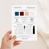 私の花嫁のメイドになってくれない?カレンダー詳細カード 招待状