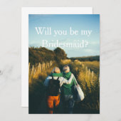 私の花嫁のメイドになってくれない?カード 招待状 (正面/裏面)