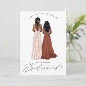 私の花嫁のメイドになってくれない?ガウン 招待状 (スタンド正面)