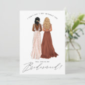 私の花嫁のメイドになってくれない？ガウン 招待状 (スタンド正面)