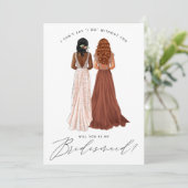 私の花嫁のメイドになってくれない？ガウン 招待状 (スタンド正面)