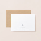 私の花嫁のメイドになってくれない？クラフト素朴&レース 箔カード (裏面封筒付き)