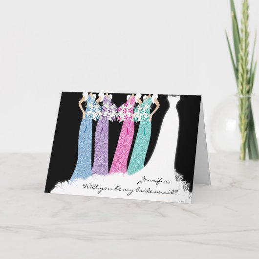 私の花嫁のメイドになってくれない？ サンキューカード (正面)