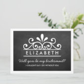 私の花嫁のメイドになってくれない?シャルボードティアラカード 招待状 (スタンド正面)