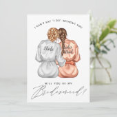 私の花嫁のメイドになってくれない？シルクの女の子のローブInv 招待状 (スタンド正面)