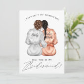 私の花嫁のメイドになってくれない？シルクの女の子のローブInv 招待状 (スタンド正面)