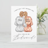 私の花嫁のメイドになってくれない？シルクの女の子のローブInv 招待状 (スタンド正面)