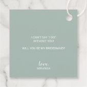 私の花嫁のメイドになってくれない？スクリプトモダン フェイバータグ (裏面)