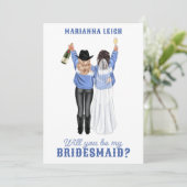 私の花嫁のメイドになってくれない？デニムの女子 招待状 (スタンド正面)