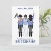 私の花嫁のメイドになってくれない?デニムの女子 招待状 (スタンド正面)