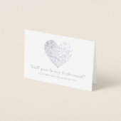 私の花嫁のメイドになってくれない？トレンディーハート 箔カード (正面)