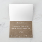 私の花嫁のメイドになってくれない？ヒマワリ素朴ー 招待状 (内部)