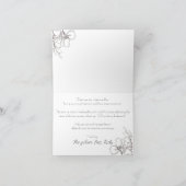 私の花嫁のメイドになってくれない?フローララインアート カード (内部)