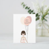 私の花嫁のメイドになってくれない？ |ブライドメイドカード 招待状 (スタンド正面)