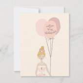 私の花嫁のメイドになってくれない？ |ブライドメイドカード 招待状 (正面)