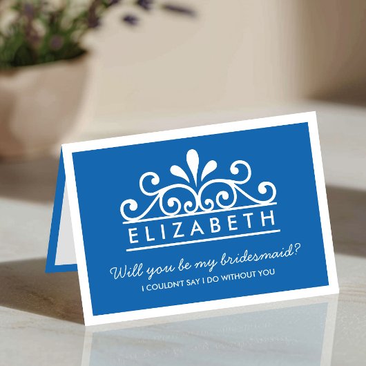 私の花嫁のメイドになってくれない？ブルーティアラカード 招待状