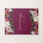 私の花嫁のメイドになってくれない?ムーディフローラ水彩 ジグソーパズル (横)