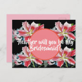 私の花嫁のメイドになってくれない？リリーフローラはがき ポストカード (正面/裏面)