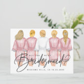 私の花嫁のメイドになってくれない？ロブスカードの女子 招待状 (スタンド正面)