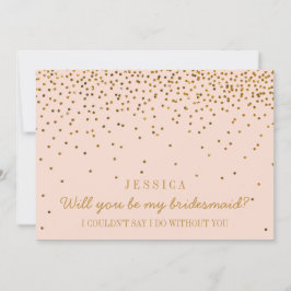 私の花嫁のメイドになってくれない？ヴィンテージ紙吹雪 招待状