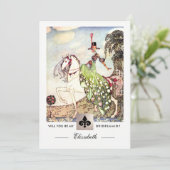 私の花嫁のメイドになってくれない？ヴィンテージ 招待状 (スタンド正面)